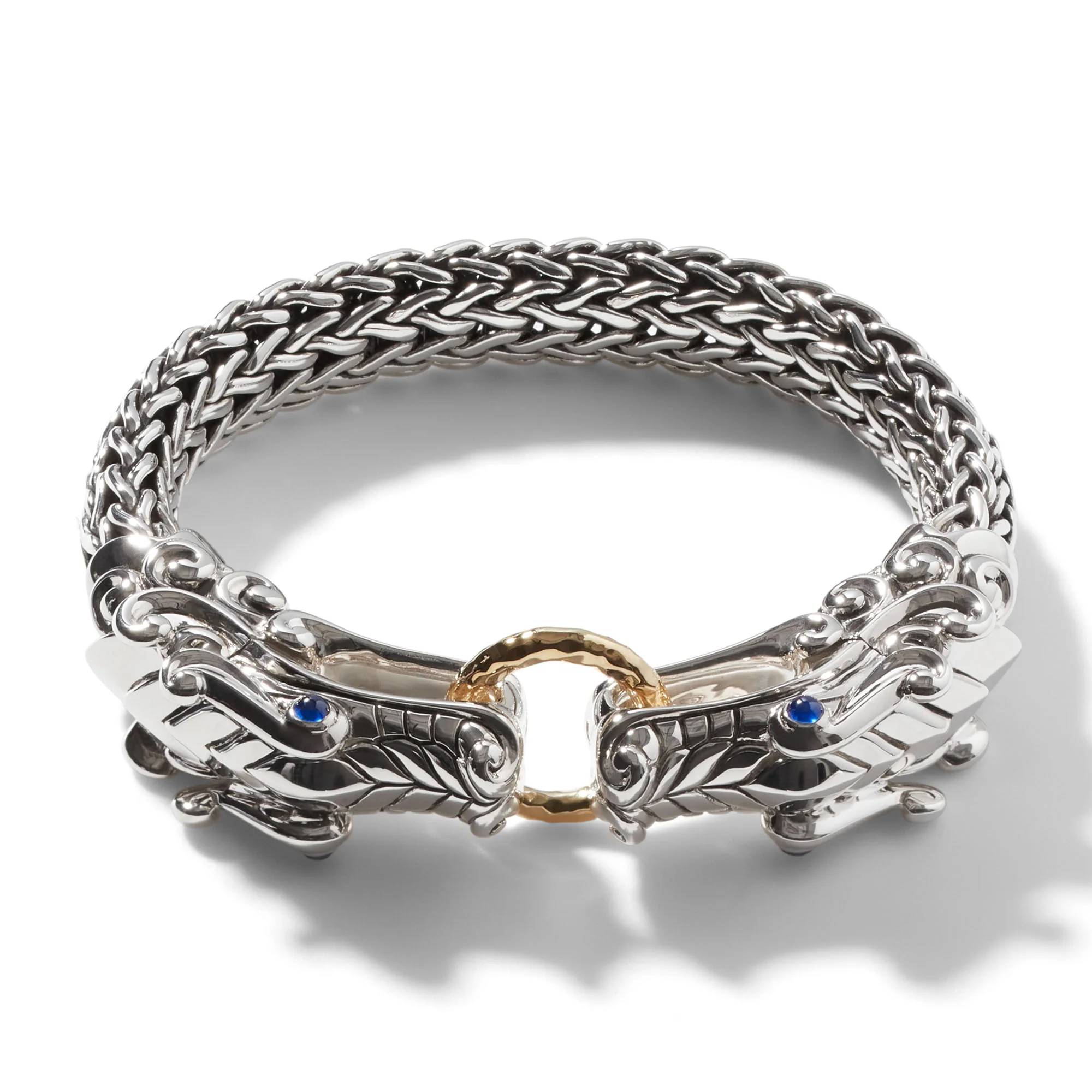 Naga Bracelet, Sterling Silver, Gold, 10.5MM|BZS60193BSP 1 Naga Bracelet, Sterling Silver, Gold, 10.5MM|BZS60193BSP