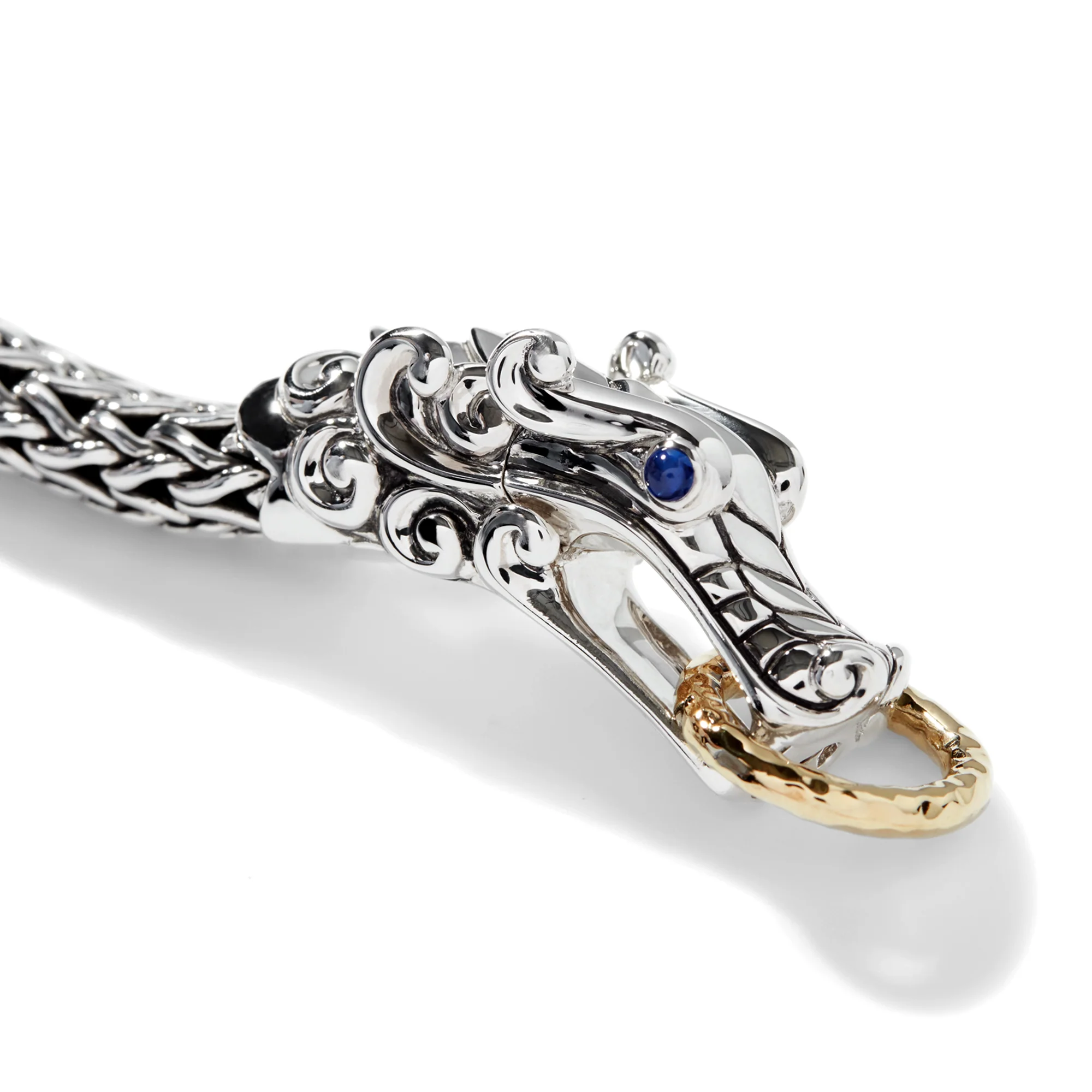 Naga Bracelet, Sterling Silver, Gold, 10.5MM|BZS60193BSP 7 Naga Bracelet, Sterling Silver, Gold, 10.5MM|BZS60193BSP