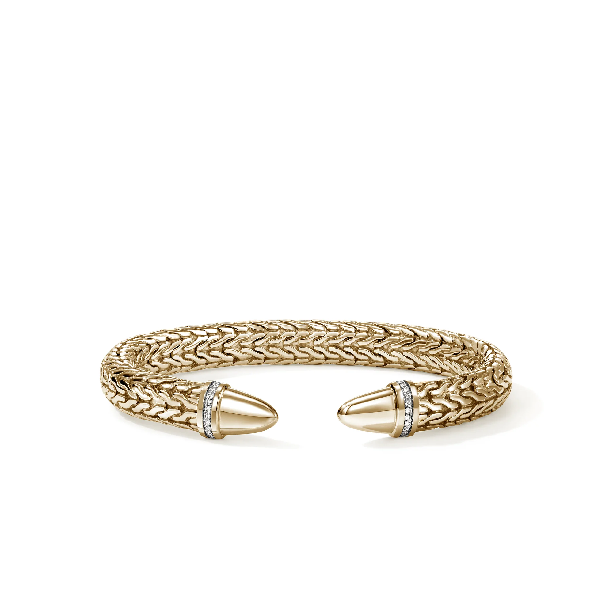 Spear 50 Flex Cuff, Gold, Diamonds|CGGX988982DI 1 Spear 50 Flex Cuff, Gold, Diamonds|CGGX988982DI