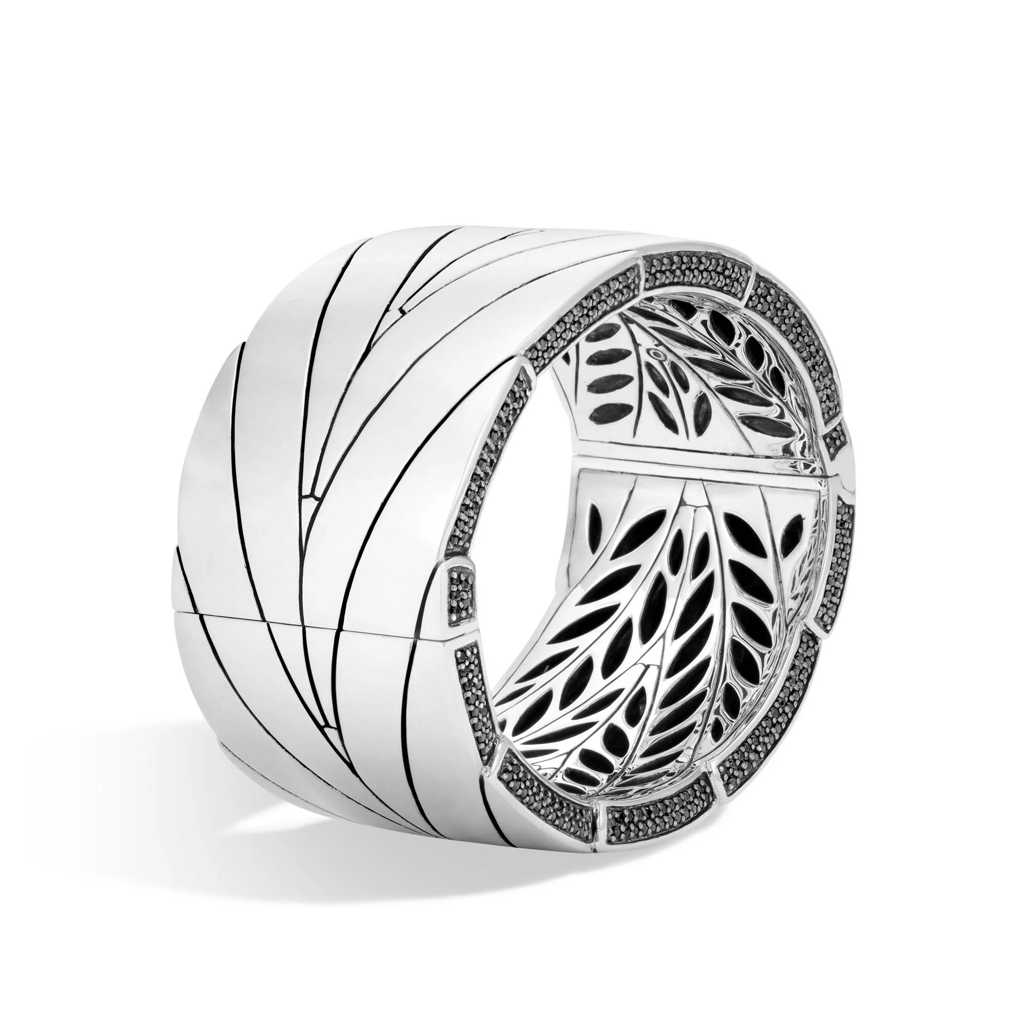 Modern Chain Hinged Bangle|BBS933074BLS