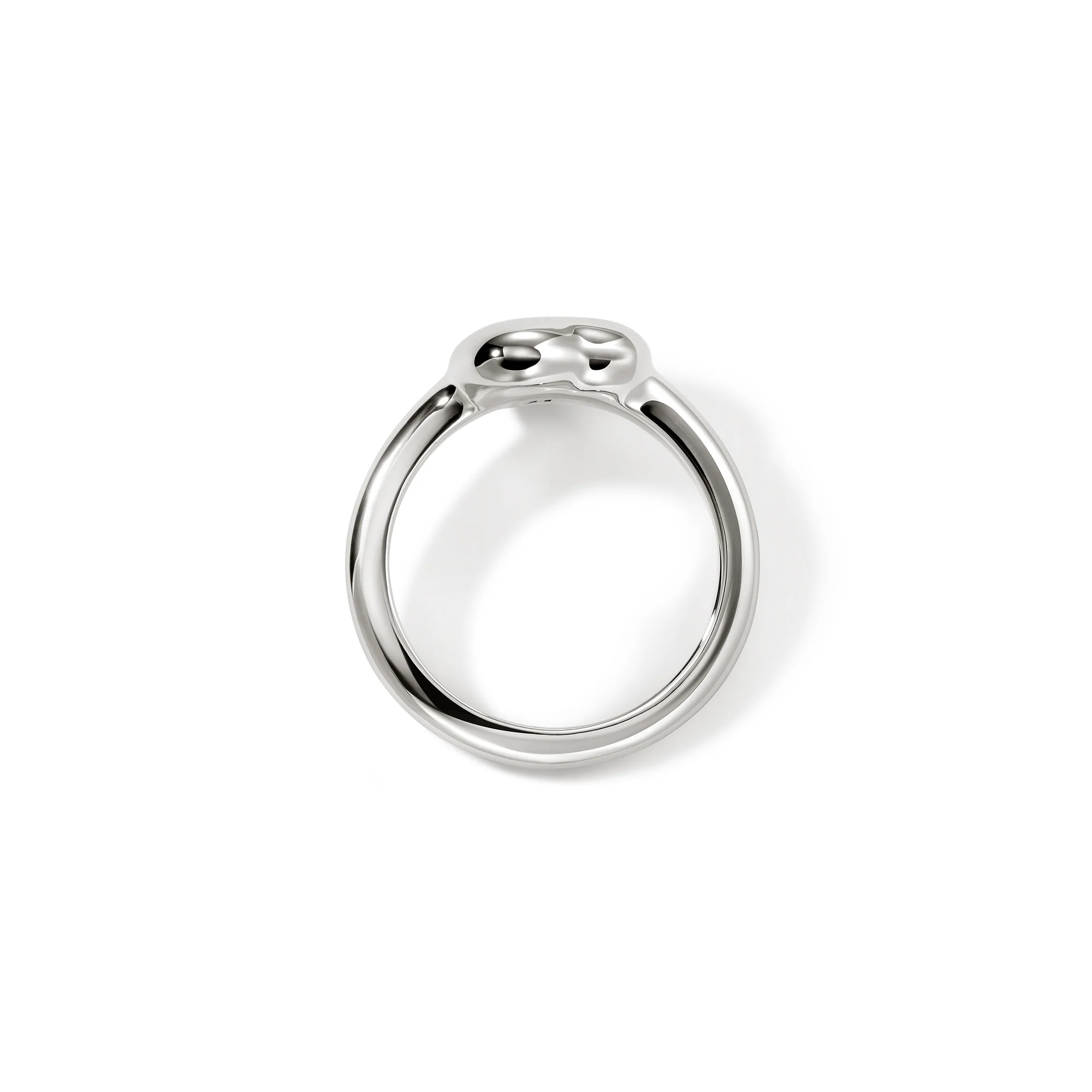 Pebble Heart Ring, Sterling Silver, Diamonds|RBP9012362DI 9 Pebble Heart Ring, Sterling Silver, Diamonds|RBP9012362DI