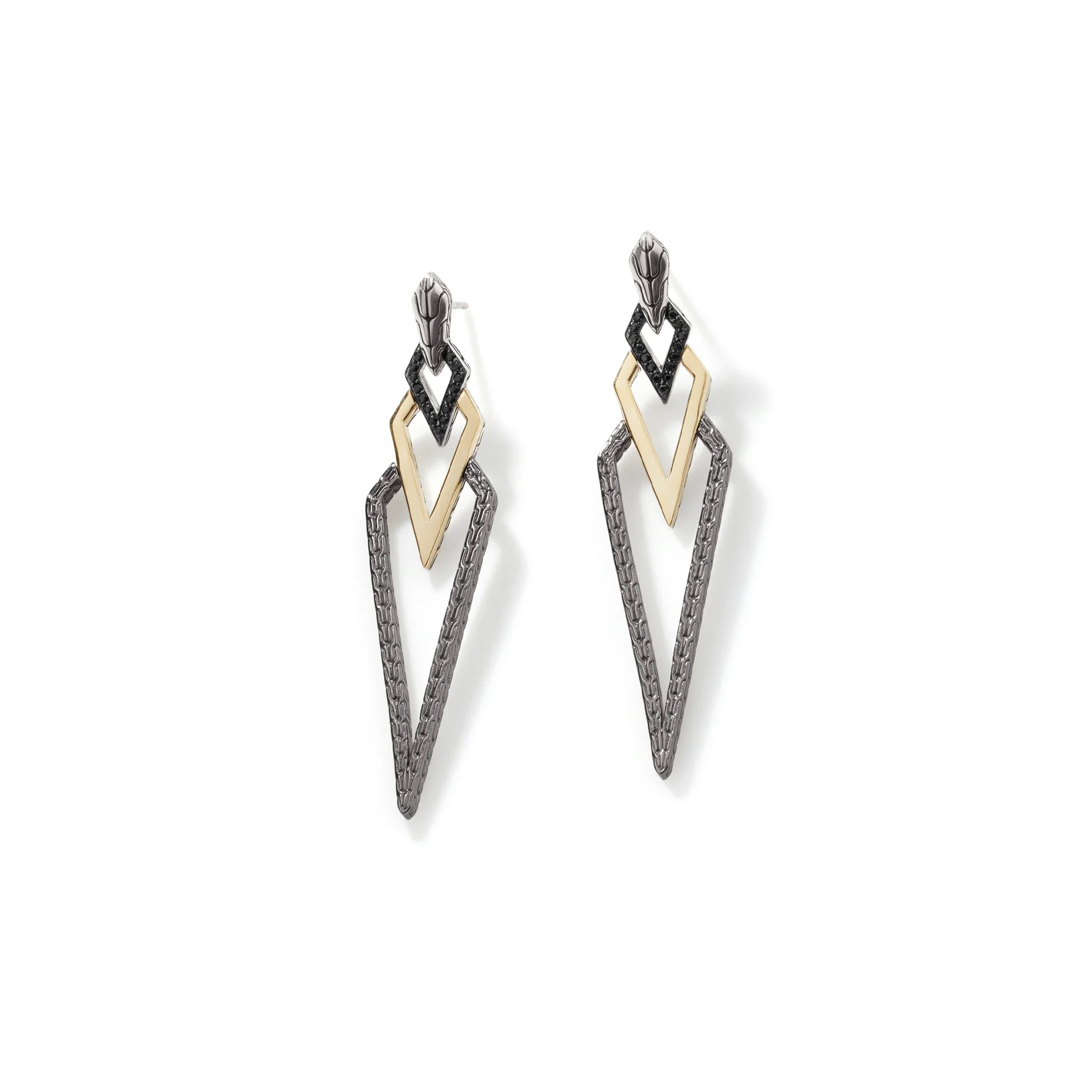 Tiga Triple Drop Earrings|EZS9005154BRDBLSBN
